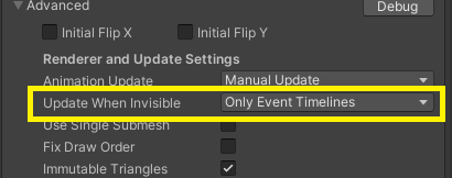 Update When Invisible Setting